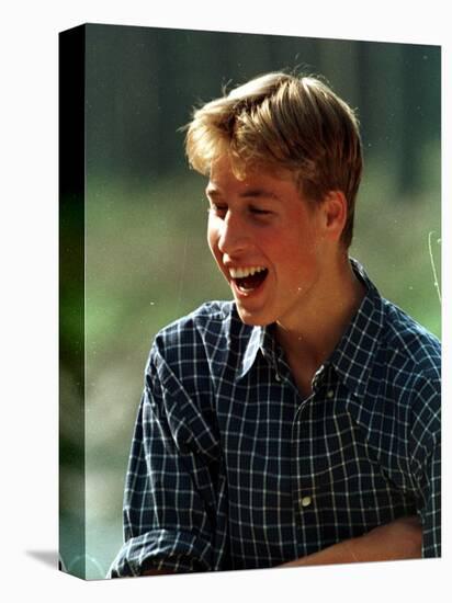 Prince William at River Dee, Balmoral, August 1988-null-Premier Image Canvas