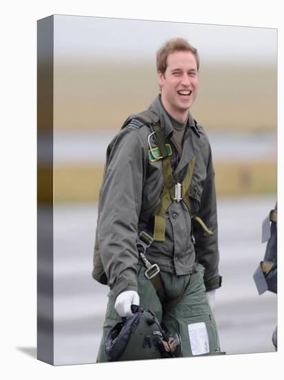 Prince William takes his first solo flight, lesson at RAF Cranwell in Lincolnshire-null-Premier Image Canvas