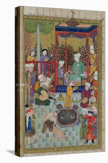 Princely Reception, Illustration from the Shahnama-null-Premier Image Canvas