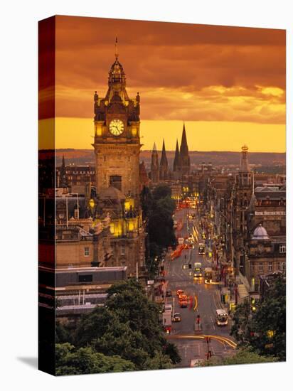 Princes St., Calton Hill, Edinburgh, Scotland-Doug Pearson-Premier Image Canvas