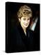 Princess Diana at the Relaunch of Birthright Charity November 1993-null-Premier Image Canvas