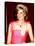 Princess Diana in Australia at the State Reception at Brisbane Wearing a Pink Dress and Tiara-null-Premier Image Canvas