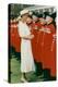 Princess Diana Meeting Pensioners at Royal Hospital Chelsea-Associated Newspapers-Stretched Canvas