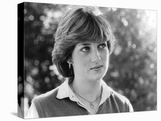 Princess Diana Meeting the Press for the First Time-Associated Newspapers-Stretched Canvas