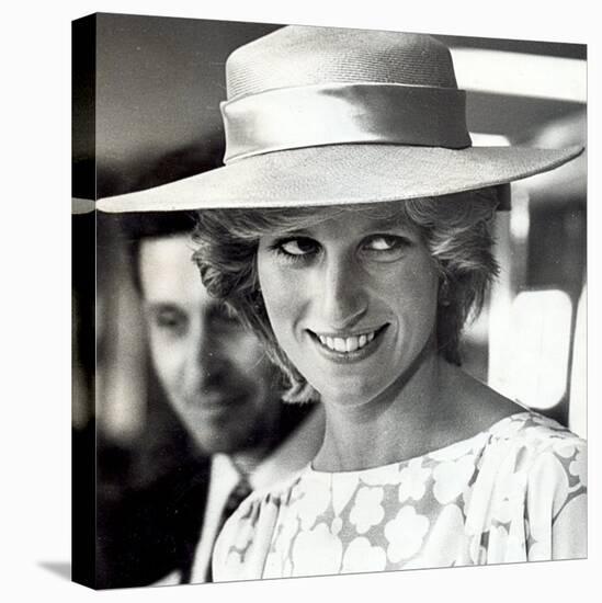 Princess Diana of Wales Visit to Open the Fisher Price Toy Factory in Peterlee-null-Premier Image Canvas