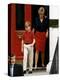 Princess Diana with Prince William leaving Wetherby School-null-Premier Image Canvas