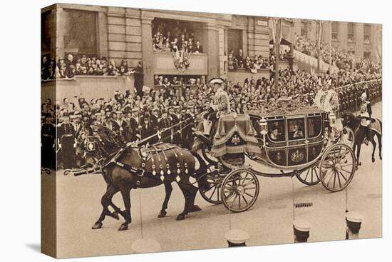 'Princess Elizabeth and her cousin Lord Lascelles with the Princess Royal', 1937-Unknown-Premier Image Canvas