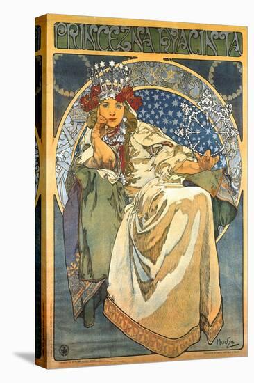 Princess Hyacinth-Alphonse Mucha-Stretched Canvas