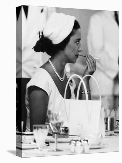 Princess Margaret at Luncheon During Her East Africa Tour in 1956-null-Premier Image Canvas