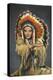 Princess Pale Moon, Choctaw Indian-null-Stretched Canvas