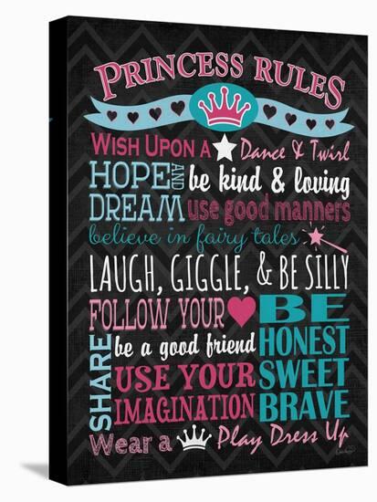 Princess Rules-N. Harbick-Stretched Canvas