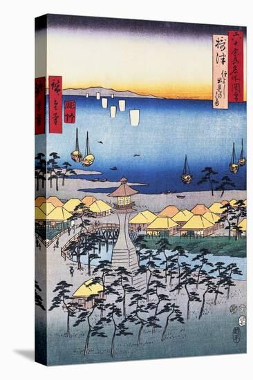Print of Coastal Scene by Hiroshige-Stefano Bianchetti-Premier Image Canvas