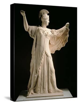 Athena Promachos (Athena), 1st Century, Marble, Full Relief Stretched