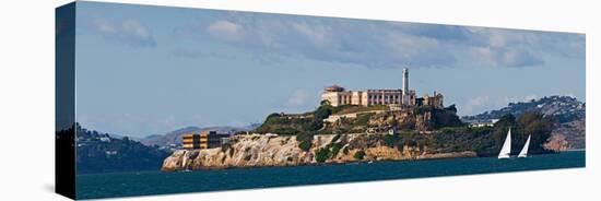 Prison on an Island, Alcatraz Island, San Francisco Bay, San Francisco, California, USA-null-Premier Image Canvas