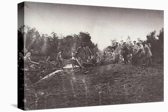 Prisoners at Work, Sakhalin, Russia, 1890S-Innokenty Ignatievich Pavlovsky-Premier Image Canvas