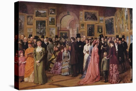 'Private View at the Royal Academy, 1881', 1883 (1935)-William Powell Frith-Premier Image Canvas