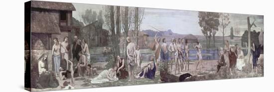 Pro Patria Ludux, l'exercice pour la Patrie-Pierre Puvis de Chavannes-Premier Image Canvas