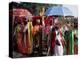 Procession for Christian Festival of Rameaux, Axoum (Axum) (Aksum), Tigre Region, Ethiopia, Africa-Bruno Barbier-Premier Image Canvas