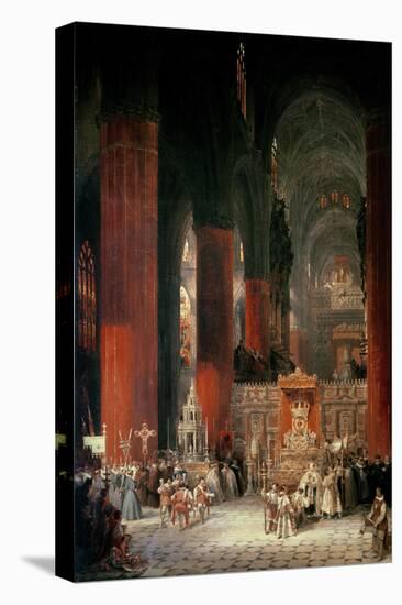 Procession in Seville Cathedral, 1833-David Roberts-Premier Image Canvas