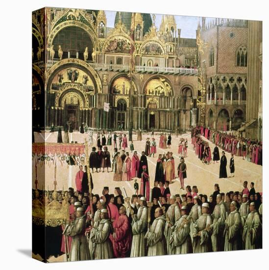 Procession in St. Mark's Square, 1496-Gentile Bellini-Premier Image Canvas