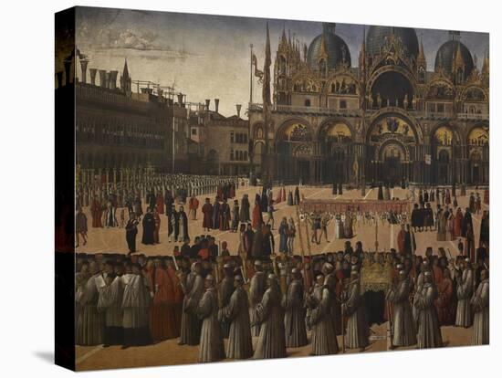 Procession in St Mark's Square-Gentile Bellini-Premier Image Canvas