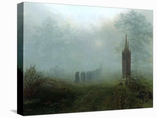 Procession in the Mist, 1828-Ernst Ferdinand Oehme-Premier Image Canvas