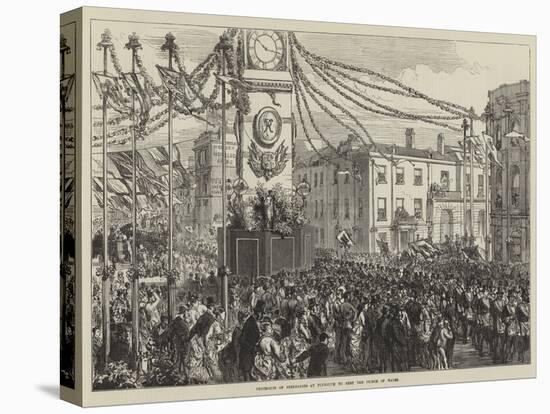 Procession of Freemasons at Plymouth to Meet the Prince of Wales-Charles Robinson-Premier Image Canvas