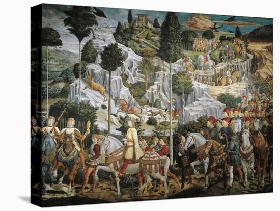 Procession of Magi Kings to Bethlehem-Benozzo Gozzoli-Premier Image Canvas