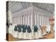 Procession of the Holy Sacrament in the Cloister, from 'L'Abbaye De Port-Royal', C.1710-Louise Madelaine Cochin-Premier Image Canvas