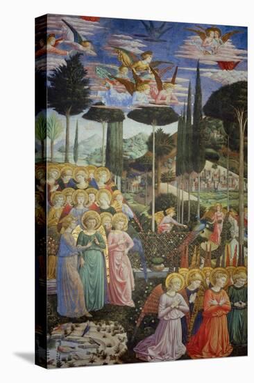 Procession of the Magi: Angels in Adoration-Benozzo Gozzoli-Premier Image Canvas