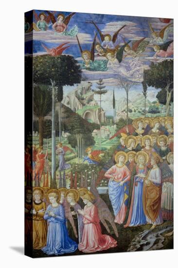 Procession of the Magi: Angels in Adoration-Benozzo Gozzoli-Premier Image Canvas