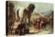 Procession of the Trojan Horse into Troy, C. 1760-Giovanni Domenico Tiepolo-Premier Image Canvas