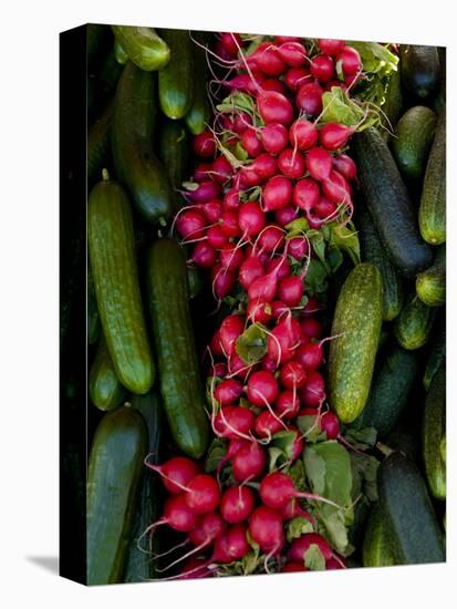 Produce at an Outdoor Market, Helsinki, Finland-Nancy & Steve Ross-Premier Image Canvas