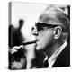 Producer Darryl F. Zanuck Lighting Cigar on the Set of Film "Rapture"-Carlo Bavagnoli-Premier Image Canvas