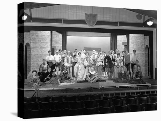 Production of Shakespeares Twelfth Night, Worksop College, Derbyshire, 1960-Michael Walters-Premier Image Canvas