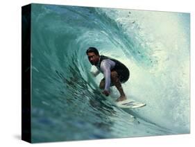 Professional Surfer Riding a Wave-Rick Doyle-Premier Image Canvas