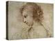 Profile of a Woman-Guercino (Giovanni Francesco Barbieri)-Stretched Canvas