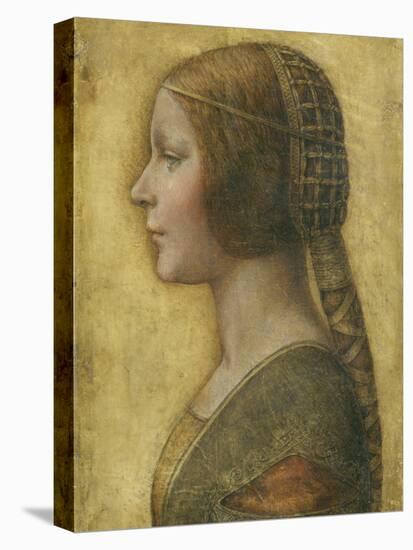 Profile of a Young Fiancee-Leonardo da Vinci-Premier Image Canvas