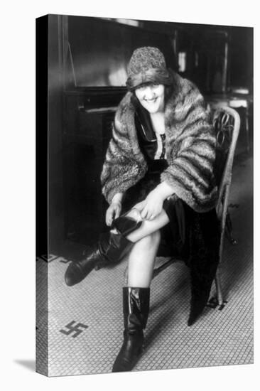 Prohibition, Flapper Flask Fashion-Science Source-Premier Image Canvas