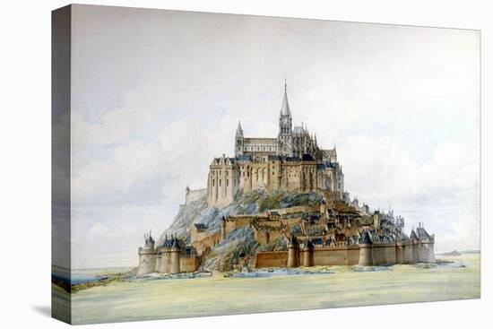 Project for Restoration of Mont Saint-Michel, March 1875-Edouard-jules Corroyer-Premier Image Canvas