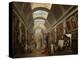 Project For the Disposition of the Grand Gallery, c.1796-Hubert Robert-Premier Image Canvas