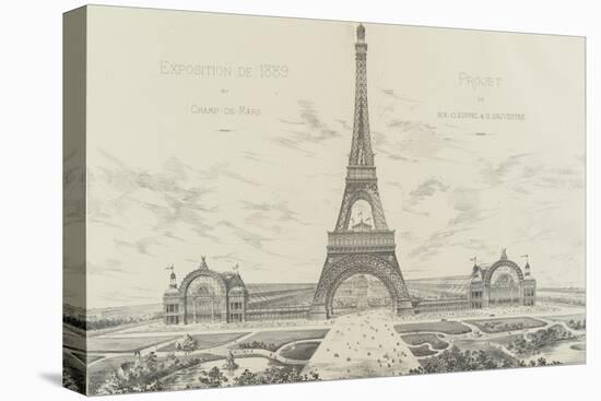 Projet pour l'Exposition Universelle de 1889-Alexandre-Gustave Eiffel-Premier Image Canvas