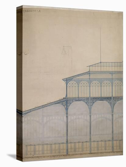 Projet pour la construction des Halles Centrales de Paris-Victor Baltard-Premier Image Canvas