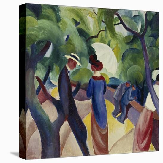 Promenade, 1913-Auguste Macke-Premier Image Canvas