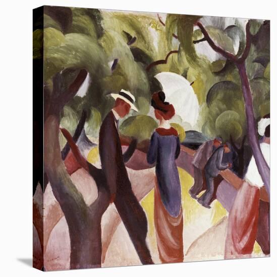 Promenade-Auguste Macke-Premier Image Canvas