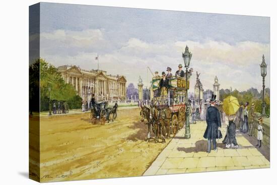 Promenaders Near Buckingham Palace, C.1889-John Sutton-Premier Image Canvas