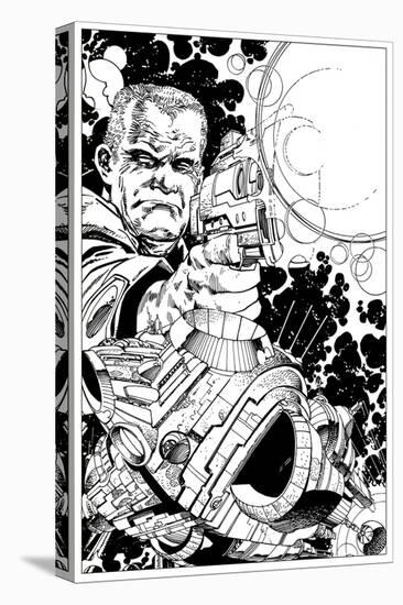 Promotional Drawing of Rojas for the Malibu Series-Walter Simonson-Stretched Canvas