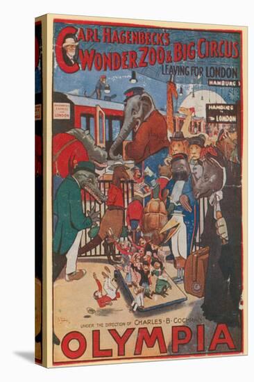 Promotional Poster for Carl Hagenbeck's Wonder Zoo and Big Circus at Olympia-null-Premier Image Canvas