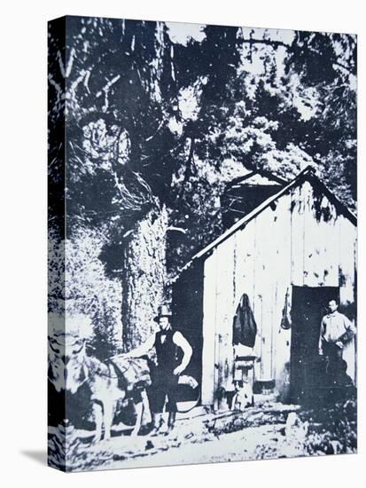 Prospectors at Clear Creek, Near Shasta, California, C.1849-null-Premier Image Canvas