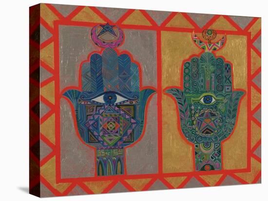 Protective Hands, 1992-Laila Shawa-Premier Image Canvas